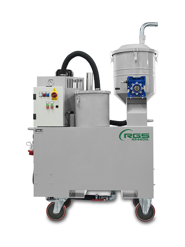 THREE-PHASE INDUSTRIAL VACUUM CLEANER FOR OILS A546OIL-A1046OIL