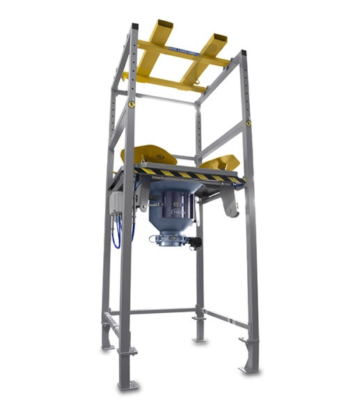 Big-bag unloading and filling system