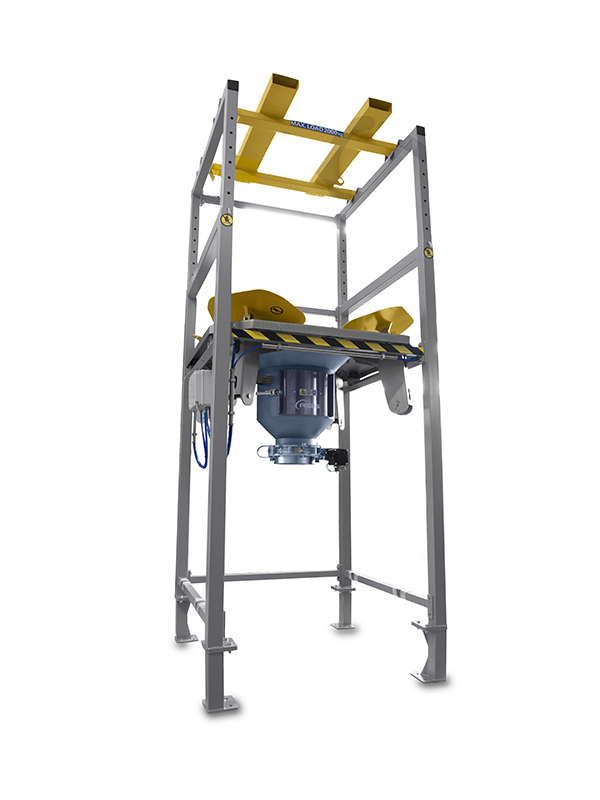 Big-bag unloading and filling system