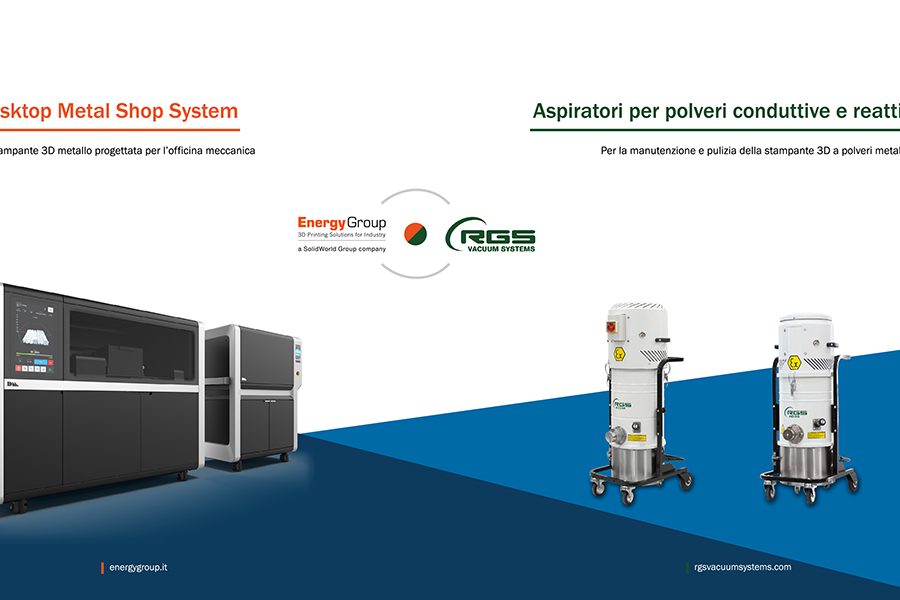 RGS VACUUM SYSTEMS OFICJALNY PARTNER ENERGY GROUP W CZYSZCZENIU DRUKAREK 3D