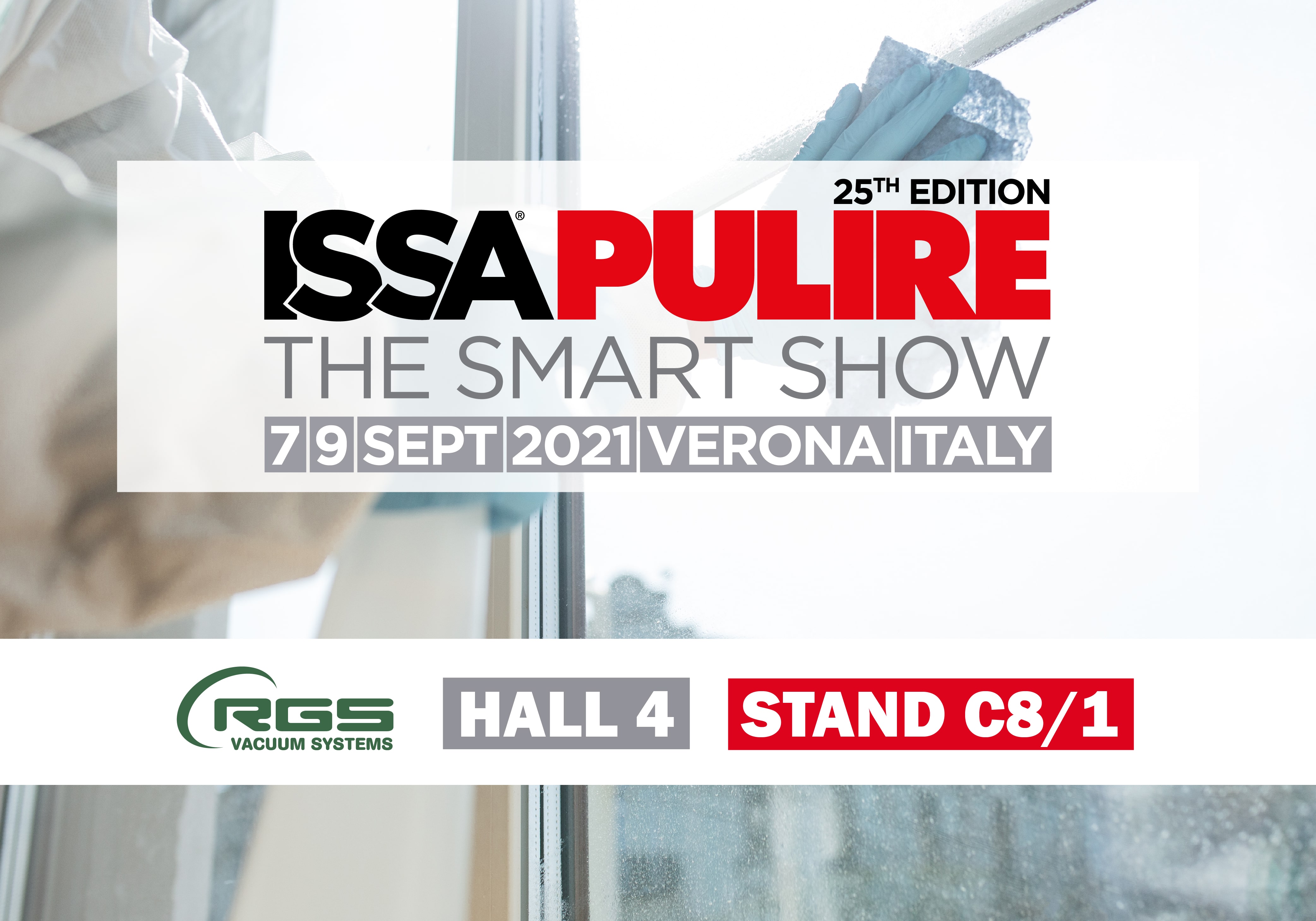 RGS Vacuum Systems at ISSA PULIRE 2021