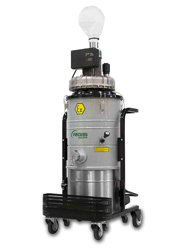 ATEX SINGLE-PHASE INDUSTRIAL VACUUM CLEANER A62PMX1.3GD