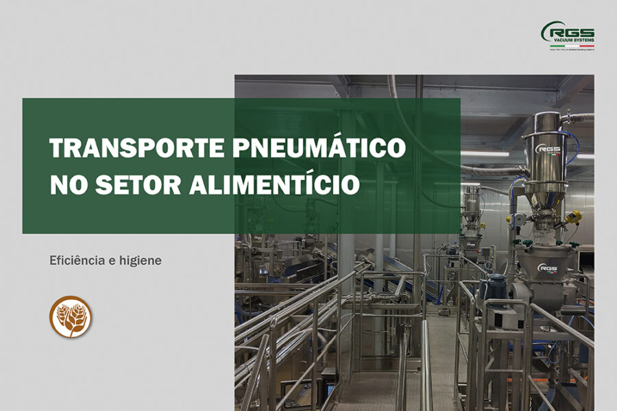 Transporte pneumático no setor alimentício: eficiência e higiene